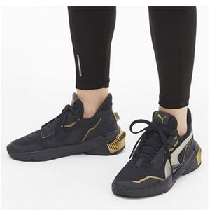 Puma Women's Provoke XT Training Shoes in Black Gold 7.5 New without the box